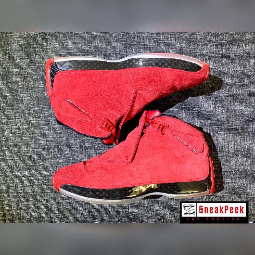 Air Jordan XVIII 18 Gym Red Black Toro Men’s 8.5